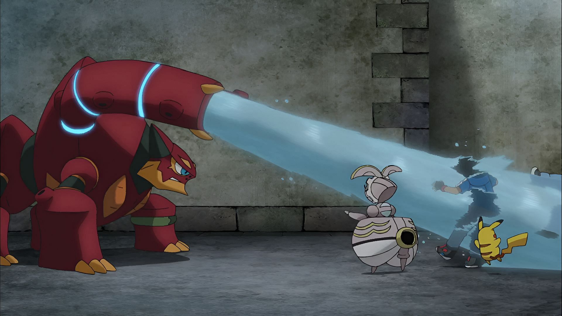 Volcanion's firepower and overall design could certainly fit the bill for a Digimon (Image via The Pokemon Company)